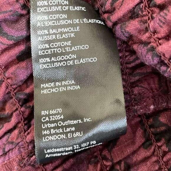 Free People Smock It To Me Mini Dress Hazelnut Combo Size Medium NWT - Picture 13 of 14